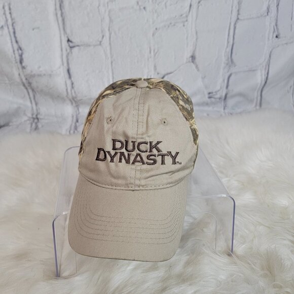 A&E Duck Dynasty Hat Tan Camo Adjustable Baseball Dad Cap Hunting Casual Outdoor - Picture 1 of 9